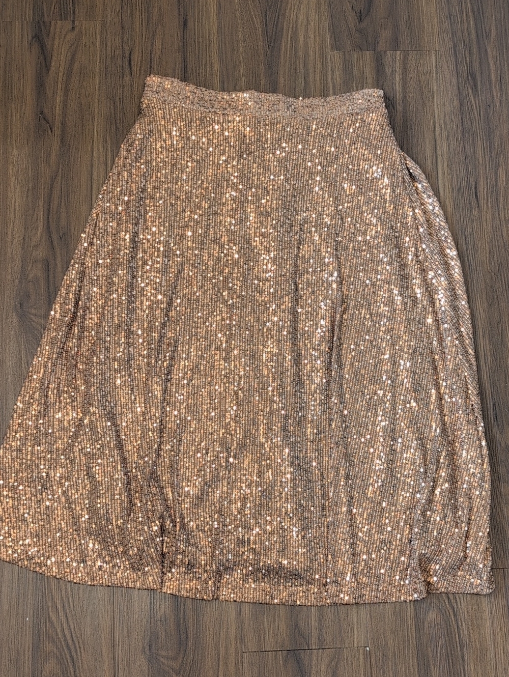 Bronze Sequin Skirt